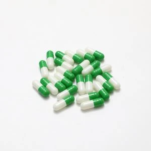 Capsule verte et blanche